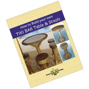 Build Your Own Tiki Bar Table and Stools Book