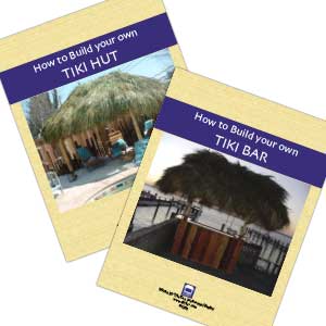 Build Your Own Tiki Bar + Tiki Hut Book Combo