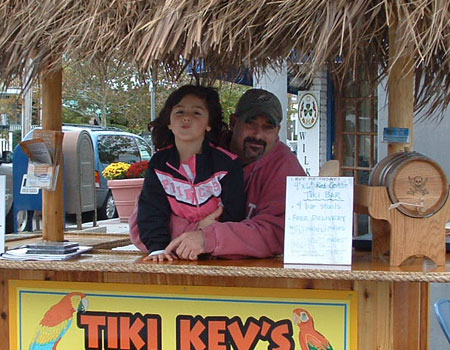 Tiki Kev and daughter